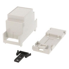 【1597DIN2MC53】ENCLOSURE DIN RAIL PPO GRAY