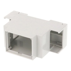 【1597DIN2MH53】ENCLOSURE DIN RAIL PPO GRAY