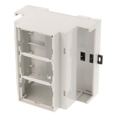 【1597DIN5MH53】ENCLOSURE DIN RAIL PPO GRAY