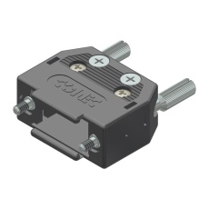【165X10139X】D SUB BACKSHELL 180DEG 9POS SIZE DE