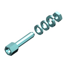 【173112-0028】SCREW LOCK FEMALE 4-40 UNC 12.7MM