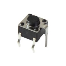【1825955-6】TACTILE SWITCH 0.05A 24VDC 160GF THT