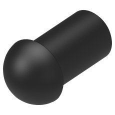 【1SNG610012R0000】DOME PLUG SIZE 11 PA6 10.5MM BLACK