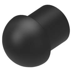 【1SNG610039R0000】DOME PLUG SIZE 18 PA6 18MM BLACK
