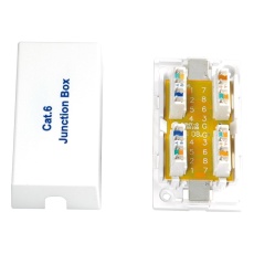 【21.17.3066】JUNCTION BOX 2 WAY CAT 6 CABLE ABS