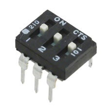 【210-3MS】DIP SWITCH 0.1A 50VDC 3POS THT