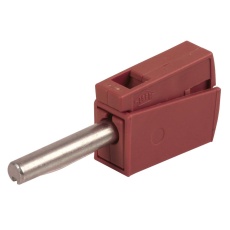 【215-212】CONNECTOR 4MM PLUG RED 20A CABLE