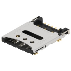 【2452796-1】NANO SIM CARD CONN HINGE/PUSH-PUSH 7P