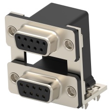 【2454917-1】STACKED D-SUB CONN RCPT OVER RCPT 9P