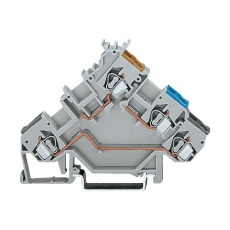 【280-560】TERMINAL BLOCK DIN RAIL 4POS 12AWG