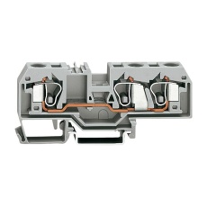 【284-681】TERMINAL BLOCK DIN RAIL 3POS 8AWG