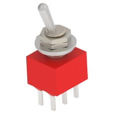 【3-1825139-7】TOGGLE SWITCH DPDT 120VAC 5A THT