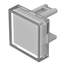 【31-951.9】LENS SWITCH SQUARE WHITE FLUSH