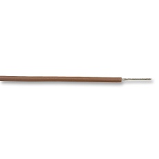 【3250 BR001】WIRE UL1061 24AWG BROWN 305M