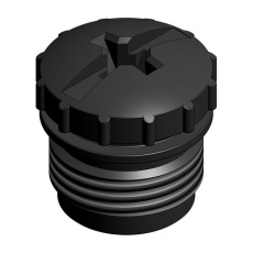 【43-16211】PROTECTIVE CAP RCPT CONN M12 BLACK