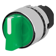【46-2W28.3CM0.001】ACTUATOR SELECTOR SW 30MM GREEN IP65