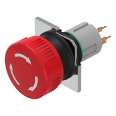 【51-256.026】E-STOP SWITCH SPST-NC 0.1A 42V PANEL