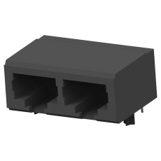【5557560-1】RJ45 CONN JACK 8P8C 2PORT CAT4
