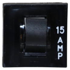 【6-1393250-5】THERMAL CKT BREAKER 1P 15A/250V PANEL