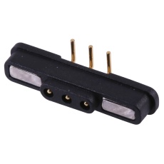 【685E0321350120E】MAGNETIC CONN R/A PLUG 3POS 12V 2A