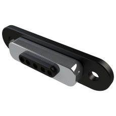 【686G0524250113E】MAGNETIC CONN RCPT 5POS 12V 2A