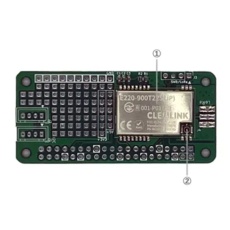 【DTH-RPZLR-LA】Raspberry Pi Zero用LoRa HAT(SMA端子/ピンソケットロング実装済)