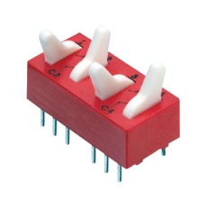 【76STC04T】DIP SW 4CKT SPDT 0.15A 30VDC TH