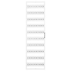 【793-5566】MARKING CARD 1-50 BLACK ON WHITE