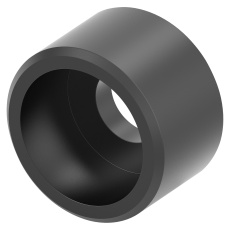 【8-1437627-2】SWITCH FINGER GUARD BLK ALUMINIUM/ROUND