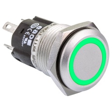 【82-4551.0134】LED PANEL INDICATOR GREEN 16MM 24V