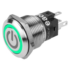 【82-5151.1134.B002】ANTI VANDAL SW SPDT 3A/240V 19MM GRN