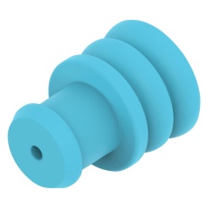 【828904-1】SINGLE WIRE SEAL SILICONE BLUE
