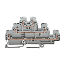 【870-551】TERMINAL BLOCK DIN RAIL 6POS 12AWG