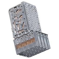 【926-401J-40H】BACKPLANE CONN HDR 4 COL X 4 DIFF PAIR