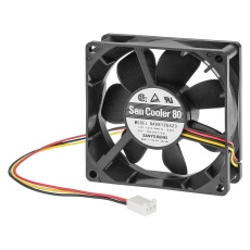 【9A0824G420】AXIAL FAN 80MM 24VDC 53CFM 40DBA