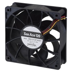 【9RA1224G1001】FAN AXIAL 120MM X 120MM X 38MM 24VDC