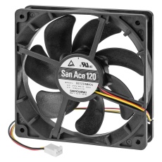 【9S1224M405】AXIAL FAN 120MM 24VDC 58.6CFM 24DBA
