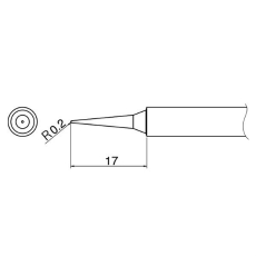 【T34-I】こて先 I型 DASH FX650用