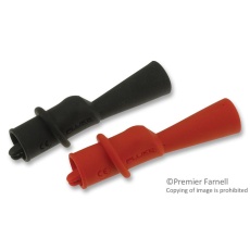 【AC175】ALLIGATOR CLIP SET BLACK & RED