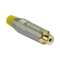 【ACJR-SYL】AUDIO CONN RCA RCPT 2POS YLW