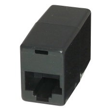 【ACY88BK】COUPLER RJ45 JACK 8P8C CAT4 BLK