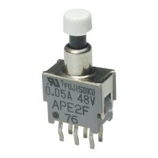 【APE2F-2M-10-Z】PB SW NON ILLUM DPDT 0.05A 60V