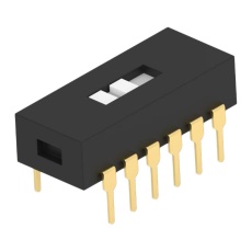 【ASF42G04】SLIDE SWITCH 4PDT 0.02A 20VDC TH
