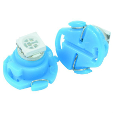 【529291】【在庫処分セール】T4.7ウェッジバルブ ブルー DC24V用