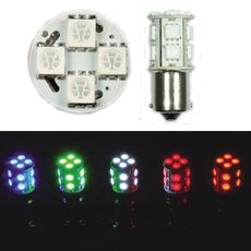 【529558】【在庫処分セール】ソケット式バルブ アンバー DC24V(シングル球・無極性)