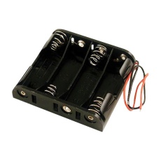 【BH4AAW】BATTERY HOLDER 4 X AA WIRE LEADS