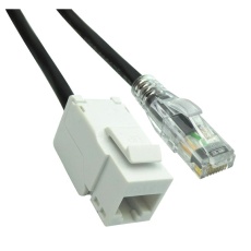 【BM-6AJPK025F】ENET CABLE CAT6 RJ45 JACK-PLUG 25FT