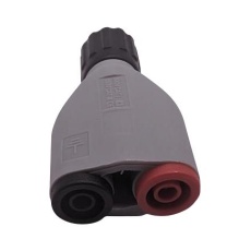 【BU-165-F】ADAPTER BNC PLUG-2 X 4MM BANANA JACK
