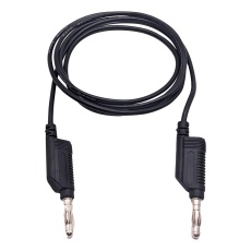 【BU-2020SR-A-60-0】STACK 4MM BANANA PLUG-PLUG BLK 1.5M