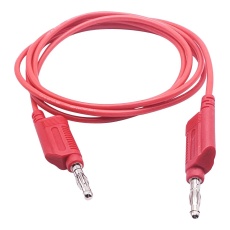 【BU-2020SR-A-60-2】STACK 4MM BANANA PLUG-PLUG RED 1.5M